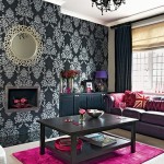 Dramatic Living Rooms Colour Schemes