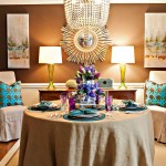Beautiful dining room by designer Lisa Mende
