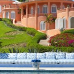 Beautiful hotel on the coast of Mexico