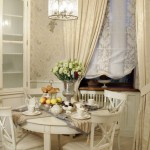 The beautiful dining rooms in French style