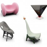 Emoticons furniture from Thomas Ekstroma