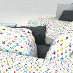 Glamorous furniture from Louis Vuitton