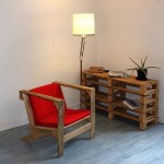 Wooden pallets as furniture