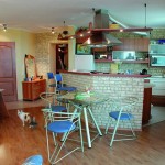 Beautiful kitchens combined with a spacious drawing room