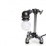 Original lamp from the pipe