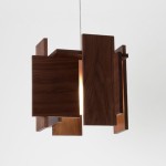 New lamps and dark wood of the company Cerno