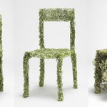 Green furniture in the interior