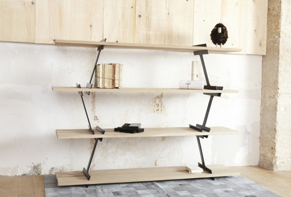 10-wooden shelves