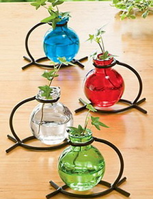 5-glass flasks