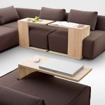 Chic chocolate brown sofa